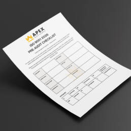 iso 9001 pre-audit checklist